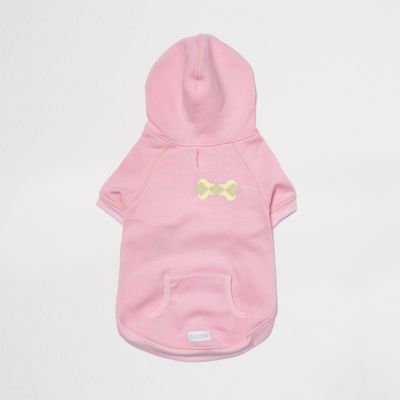 RI Dog pink hoodie